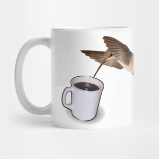 Hummingbird Drinking Coffee Mug